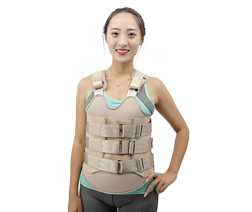 SH-003可调胸腰椎固定支具(加热塑型款（黄色）)